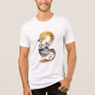 T-shirt En Tri-matière Golden Dragon Nebula Élégance mystique