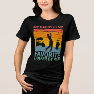 T-shirt En Tri-matière Golfeur préféré par rapport au père