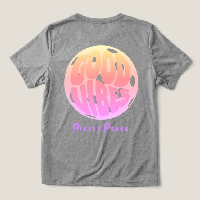 T-shirt En Tri-matière Good Vibes Pastels (Design Verso)