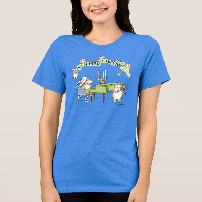 T-shirt En Tri-matière GOPHER BAROQUE par Sandra Boynton T-Shirt (Recto)