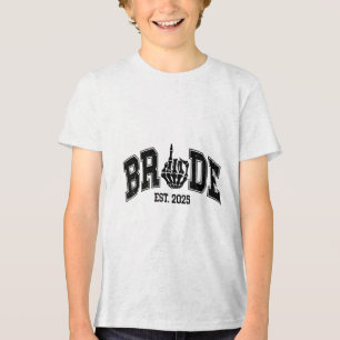 T-shirt En Tri-matière Gothique Mariée Groom 2025 Couples d'Halloween Éff