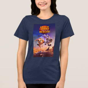 T-shirt En Tri-matière Gracie & Pedro : Animaux de compagnie à la Secourt