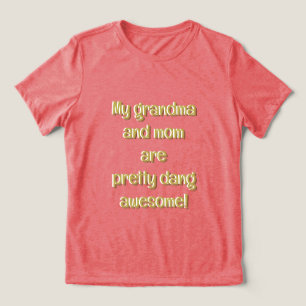 T-shirt En Tri-matière Grand-mère et maman sont dynamiques Duo