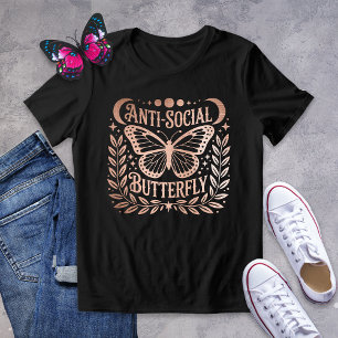 T-shirt En Tri-matière Graphique céleste de papillon antisocial en or ros