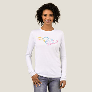T-shirt En Tri-matière Graphique de cœur inspirant