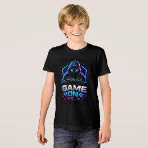 T-shirt En Tri-matière ⚡ Graphique de gamer futuriste pour joueurs adoles