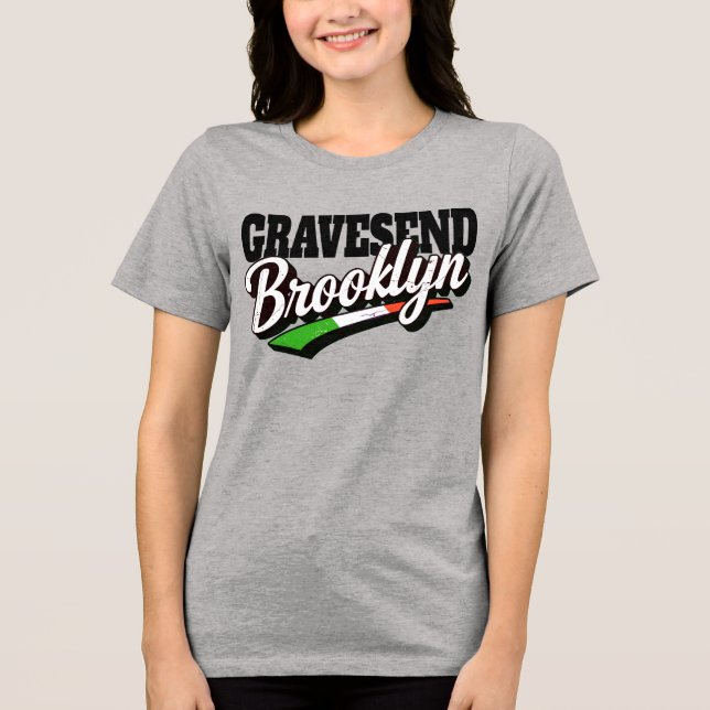 T-shirt En Tri-matière Gravesend Brooklyn  Tri-Blend Shirt (Recto)