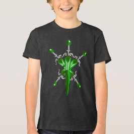 T-shirt En Tri-matière Green Energy Burst Fantasy Sword