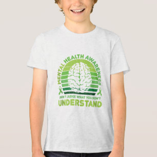 T-shirt En Tri-matière Green Ribbon Warrior & Supporters - Mental Hea