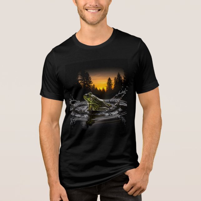 T-shirt En Tri-matière Grenouille twilight (Recto)