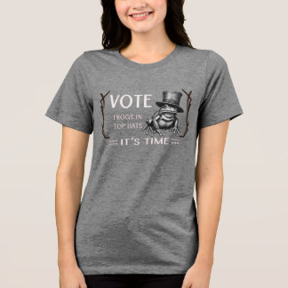T-shirt En Tri-matière Grenouilles en chapeaux hauts-de-forme