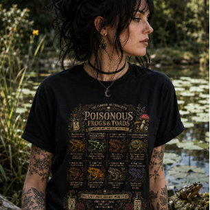 T-shirt En Tri-matière Grenouilles et crapauds venimeux