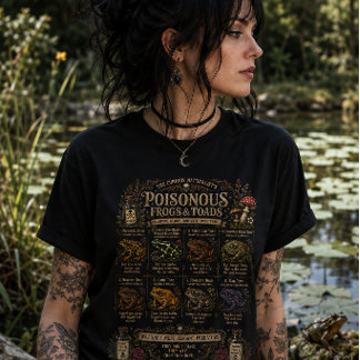 T-shirt En Tri-matière Grenouilles et crapauds venimeux