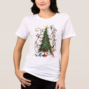 T-shirt En Tri-matière Grinch classique   Arbre de Noël