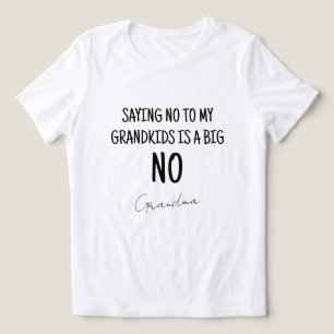 T-shirt En Tri-matière Grosse-mère noire et blanche qui dit