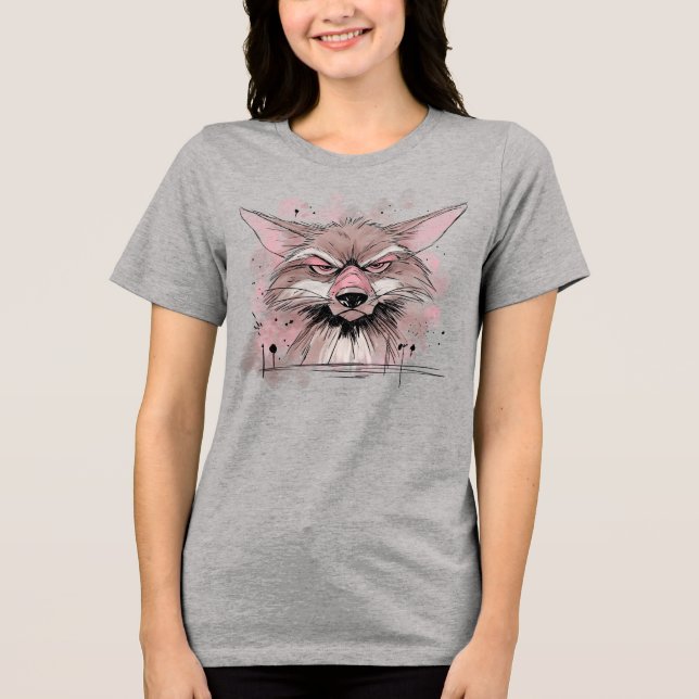 T-shirt En Tri-matière Grumpy Coyote (Recto)
