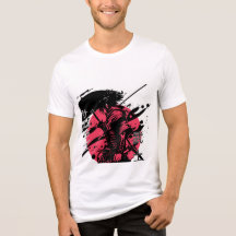 Guerrier Samouraï Japonais Soleil Rouge Kanji Grap