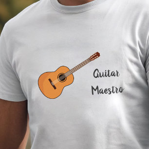 T-shirt En Tri-matière Guitare acoustique