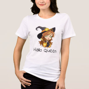 T-shirt En Tri-matière Hallo Queen Halloween