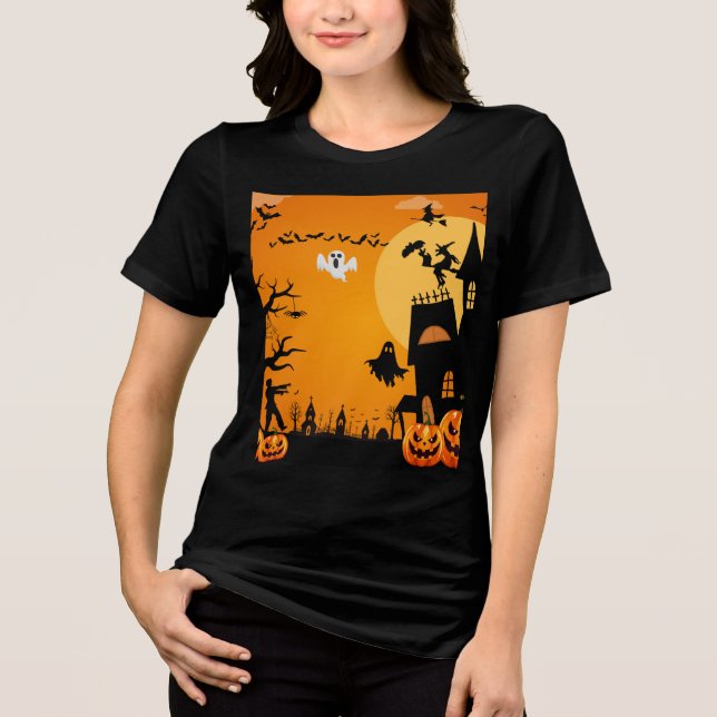 T-shirt En Tri-matière Halloween (Recto)