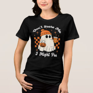 T-shirt En Tri-matière Halloween Conception pour les femmes enceintes Mat