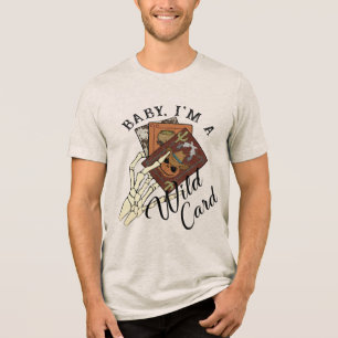 T-shirt En Tri-matière Halloween Cowboy Desert Skeleton Drôle