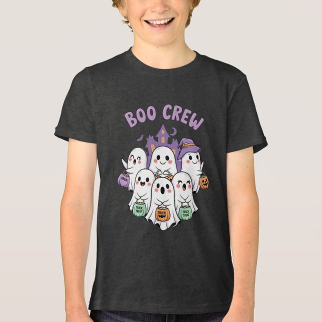 T-shirt En Tri-matière Halloween de l'équipage de botte (Recto)