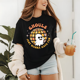 T-shirt En Tri-matière Halloween Disco Party Ghoul Modern Funny