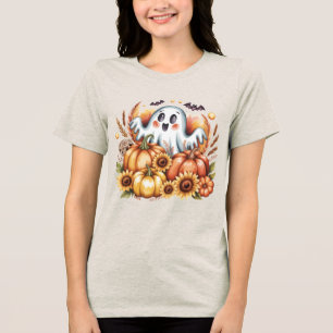 T-shirt En Tri-matière Halloween éffrayant Cute Ghomajorité Harvest Autom