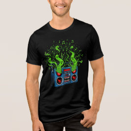 T-shirt En Tri-matière Halloween éffrayant Ghost Music