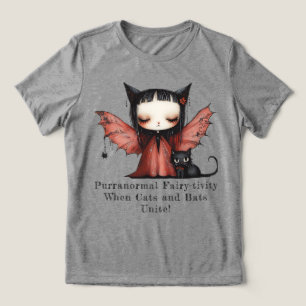 T-shirt En Tri-matière Halloween fée et chauve-souris Purranormal