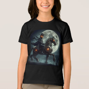 T-shirt En Tri-matière Halloween Steampunk Cavalier sans tête