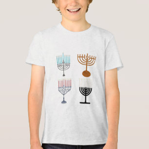 T-shirt En Tri-matière Hanukkah Judaïsme Juif Religion