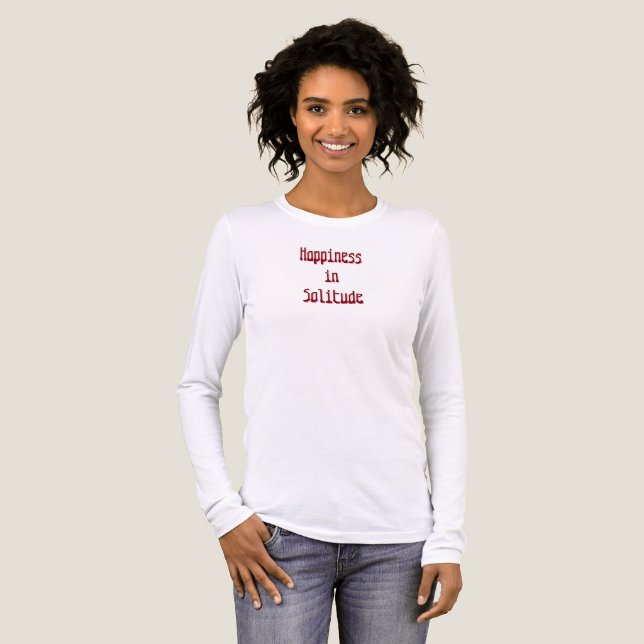 T-shirt En Tri-matière Happiness in Solitude T-Shirt (Recto complet)