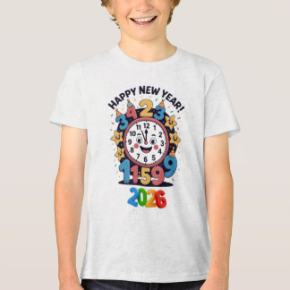 T-shirt En Tri-matière Happy New Year 2026 Countdown Clock