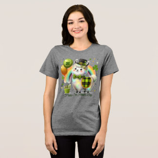 T-shirt En Tri-matière Happy St. Patrick Femmes