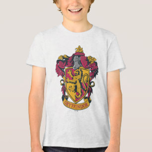 T-shirt En Tri-matière Harry Potter   Gryffindor Crest Gold et Rouge