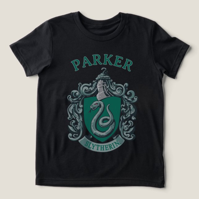 T-shirt En Tri-matière Harry Potter | Slytherin Crest Green (Design Recto)