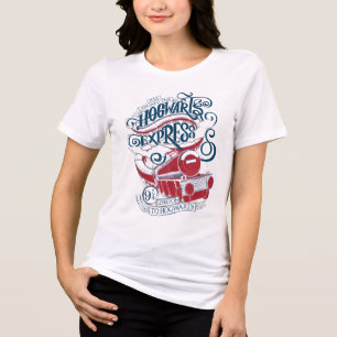 T-shirt En Tri-matière Harry Potter   Typographie Express Hogwarts