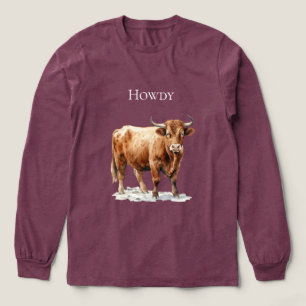T-shirt En Tri-matière Highland Cow