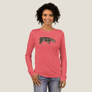 T-shirt En Tri-matière Hippopotame Le CHEVAL DE RIVIÈRE