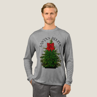 T-SHIRT  EN TRI-MATIÈRE HOLIDAY SANTA'S HELPER