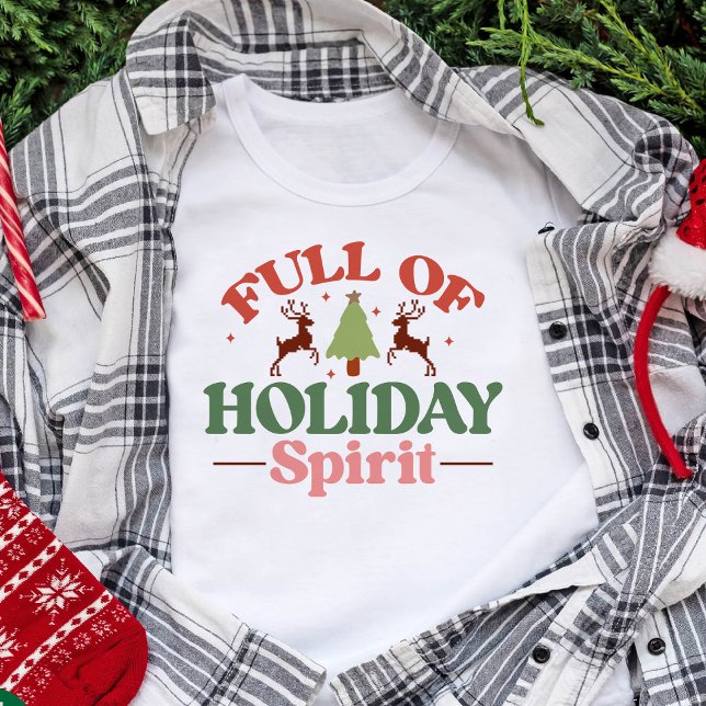 T-shirt En Tri-matière Holiday Spirit Retro Super Noël (Holiday Spirit Retro Groovy Christmas Holidays T-Shirt
)