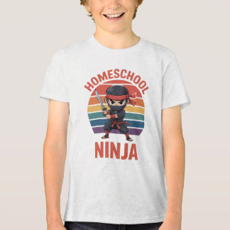 T-shirt En Tri-matière : Homeschool Ninja Kids - Cute Chibi Ninja