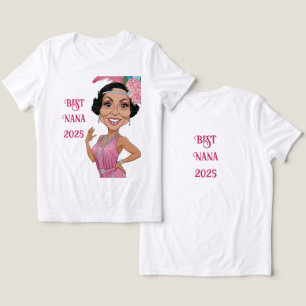 T-shirt En Tri-matière Hommage Whimsical Nana - Message personnalisé et d