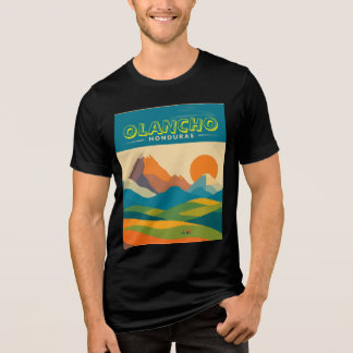 T-shirt En Tri-matière  Honduras OLANCHO Retro poster