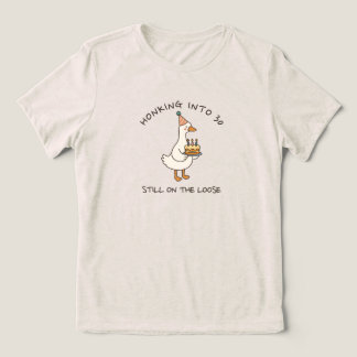 T-shirt En Tri-matière Honking Into Birthday Goose Funny Custom Age