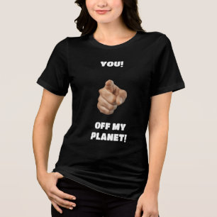 T-SHIRT EN TRI-MATIÈRE HORS DE MA PLANÈTE