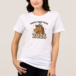 T-shirt En Tri-matière Horse New Years 2026