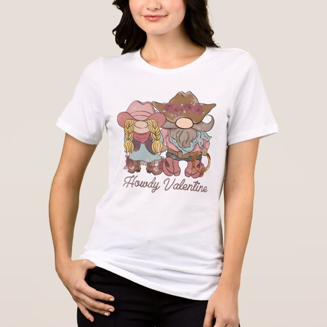 T-shirt En Tri-matière Howdy Valentine T-Shirt (Recto)